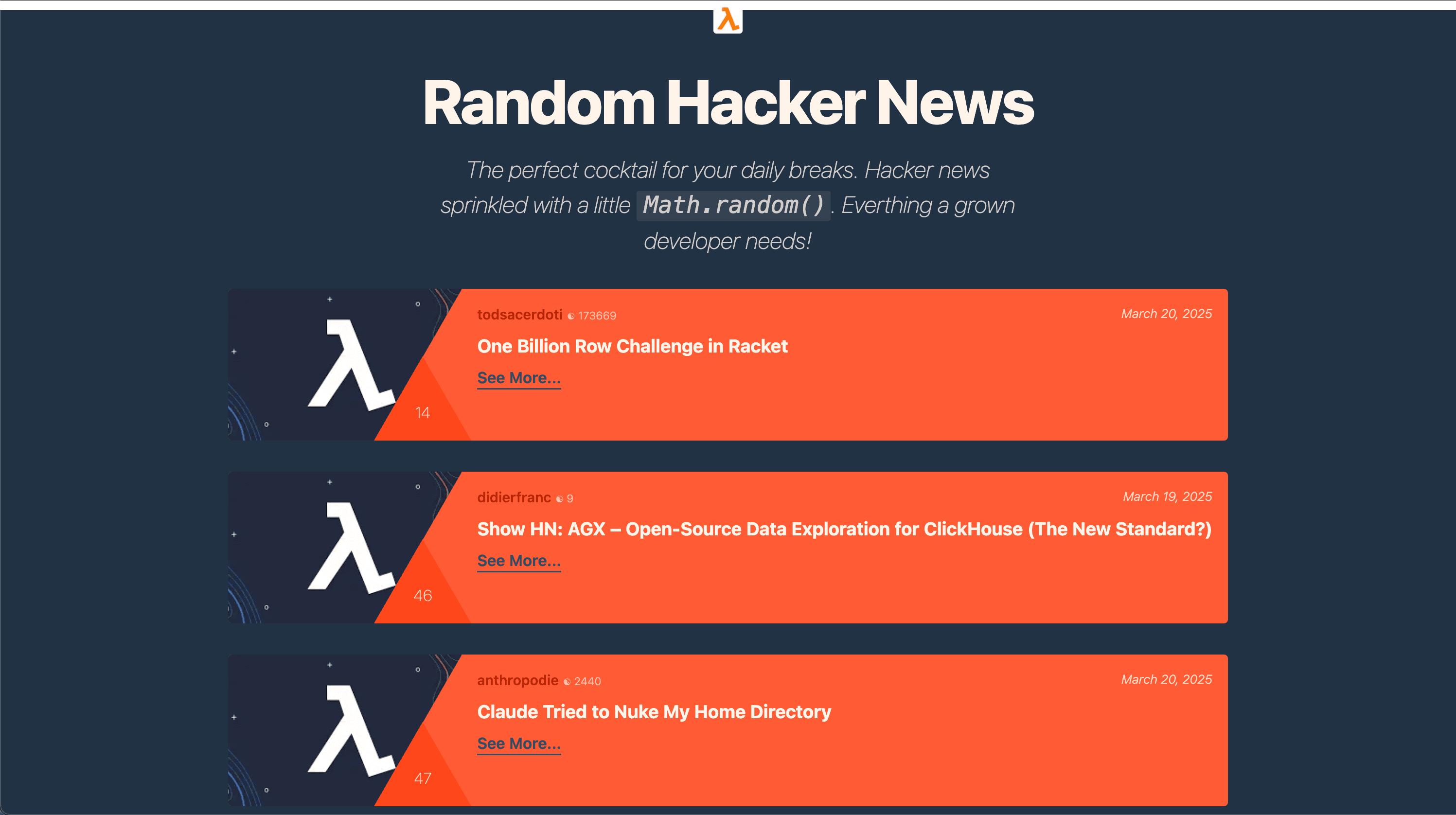 Random Hacker News