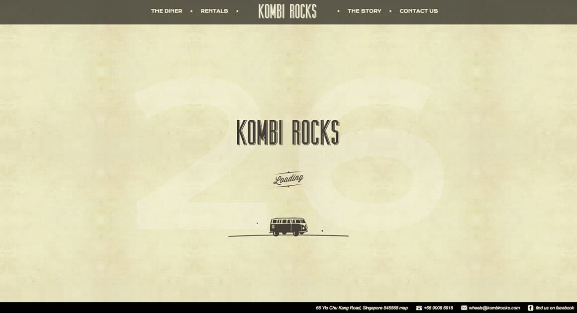 Kombi Rocks Homepage